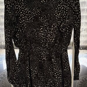 Women’s Black and White Dress